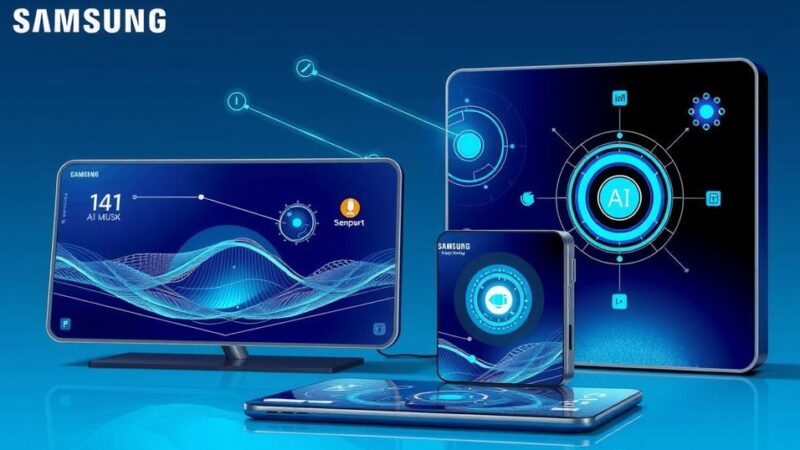 Samsung devices featuring innovative AI technology integration and digital search features